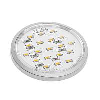 Точечный накладной светодиодный светильник LUGO 1,8W, 12V, алюминий, холодный белый — купить оптом и в розницу в интернет магазине GTV-Meridian.